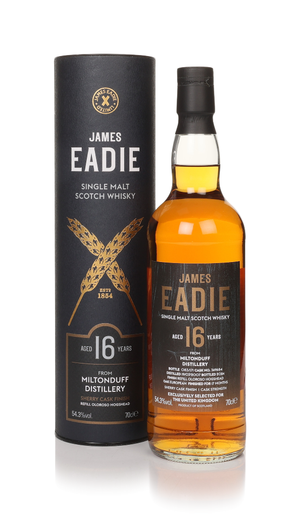 Miltonduff 16 Year Old 2007 (cask 369684) - James Eadie 70cl product image