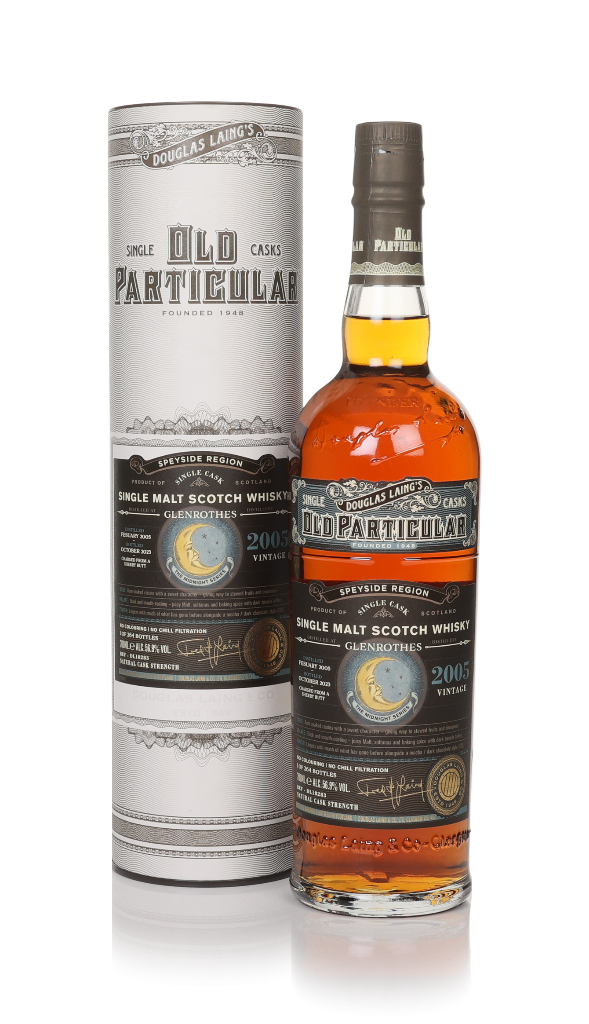Glenrothes 18 Year Old 2005 (cask 18283) - Old Particular The Midnight Series (Douglas Laing) 70cl product image