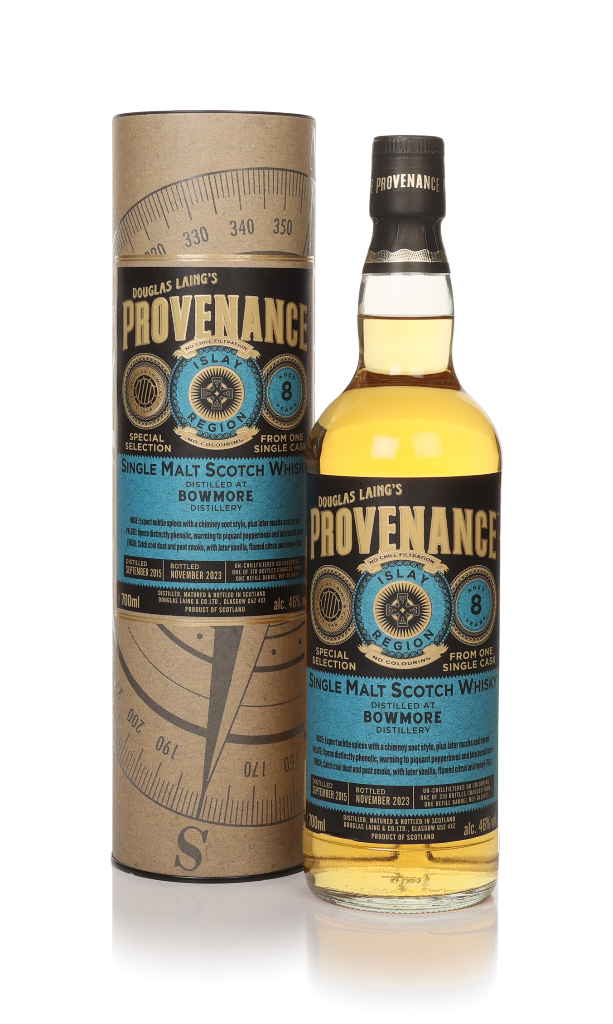 Bowmore 8 Year Old 2015 (cask 18423) - Provenance (Douglas Laing) 70cl product image