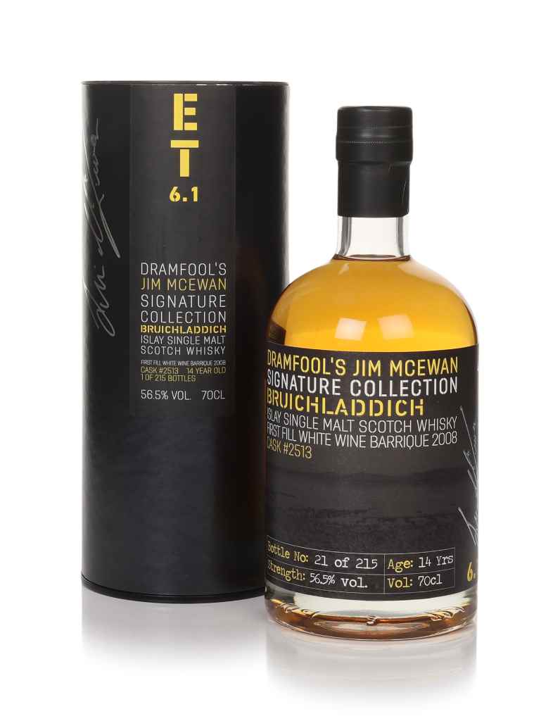 Bruichladdich 6.1 14 Year Old 2008 - Jim McEwan Signature Collection (Dramfool) 70cl product image