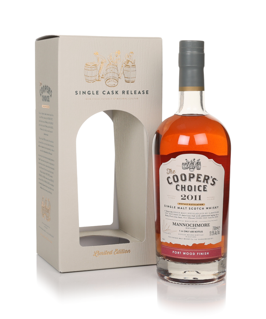 Mannochmore 11 Year Old 2011 (cask 8264) - The Cooper's Choice (The Vintage Malt Whisky Co.) 70cl product image