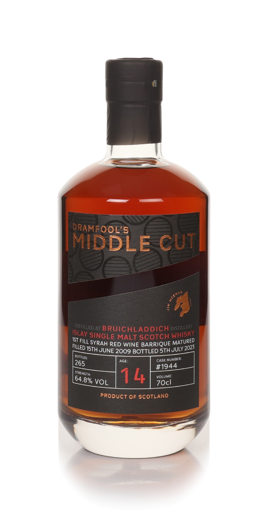 Bruichladdich 14 Year Old 2009 (cask 1944) - Middle Cut (Dramfool) 70cl product image