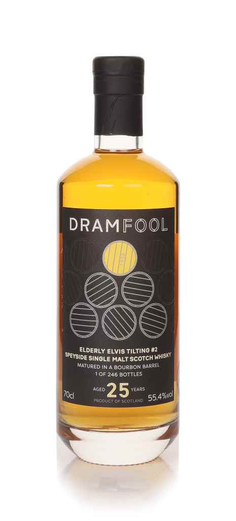 Elderly Elvis Tilting #2 25 Year Old 1998 (cask 4406979) Bourbon Barrel (Dramfool) 70cl product image