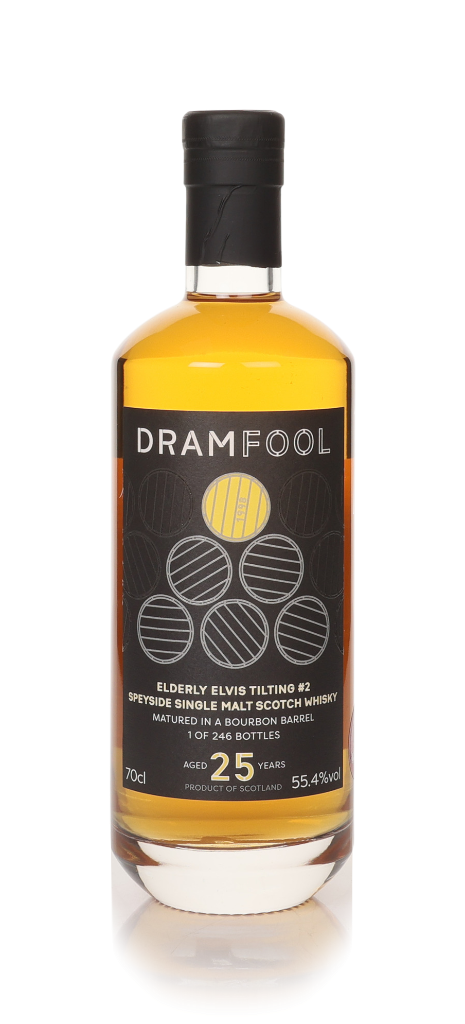 Elderly Elvis Tilting #2 25 Year Old 1998 (cask 4406979) Bourbon Barrel (Dramfool) 70cl product image