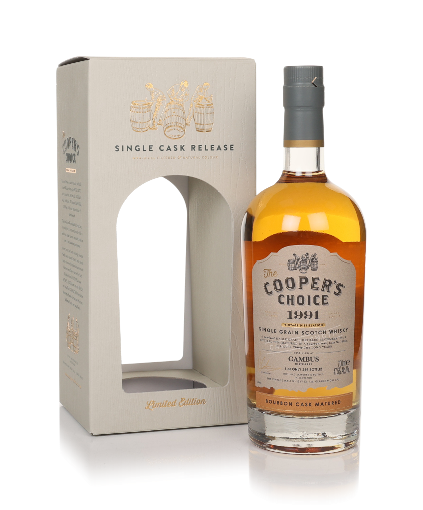 Cambus 32 Year Old 1991 (cask 79880) - The Cooper's Choice (The Vintage Malt Whisky Co.) 70cl product image