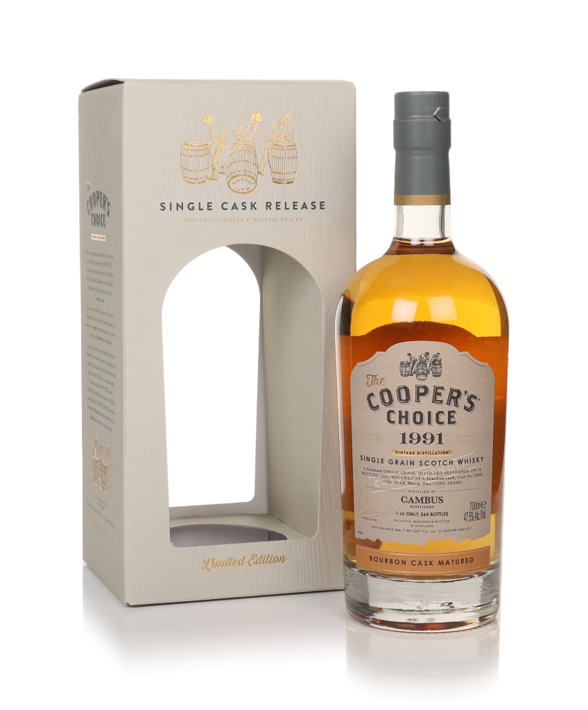Cambus 32 Year Old 1991 (cask 79880) - The Cooper's Choice (The Vintage Malt Whisky Co.) 70cl product image