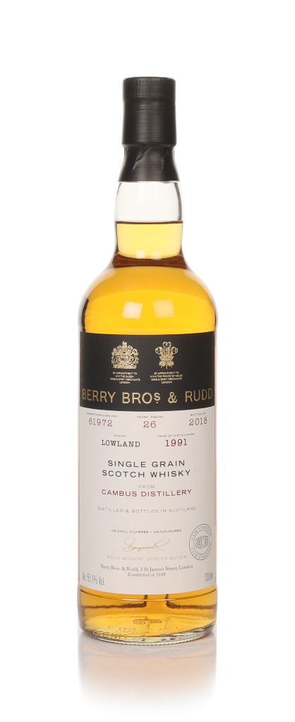 Cambus 26 Year Old 1991 (cask 61972) - Berry Bros. & Rudd 70cl product image