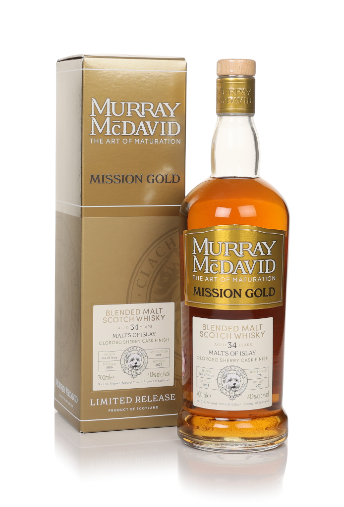 Malts of Islay 34 Year Old 1989 - Mission Gold (Murray McDavid) 70cl product image