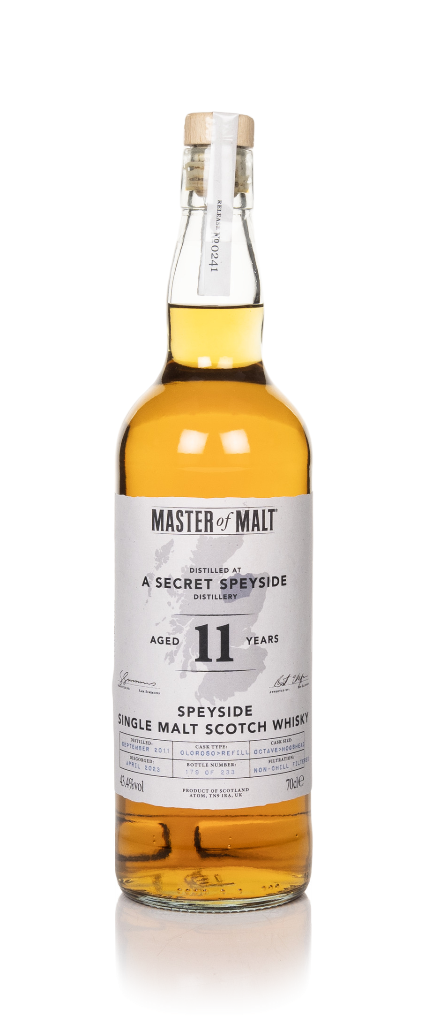 A Secret Speyside Distillery 11 Year Old 2011 (Master of Malt) 70cl product image