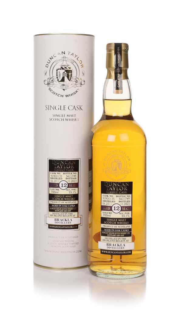Brackla 12 Year Old 2011 (cask 93900135) - (Duncan Taylor) 70cl product image