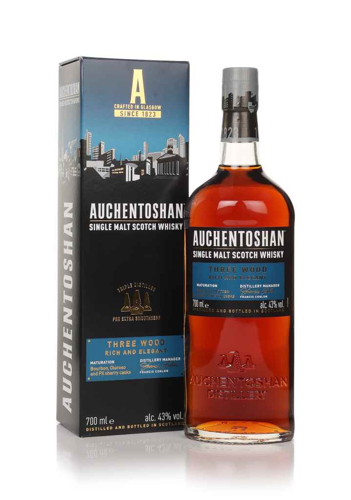 Auchentoshan Three Wood (No Box / Torn Label) 70cl product image
