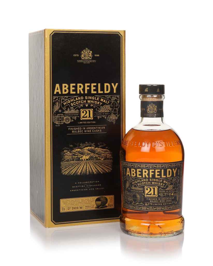 Aberfeldy 21 Year Old - Argentinian Malbec Wine Cask Finish 70cl product image