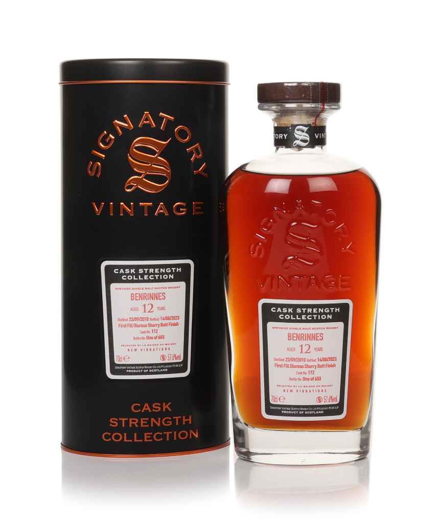 Benrinnes 12 Year Old 2010 (cask 112) - Cask Strength Collection New Vibrations (Signatory) 70cl product image