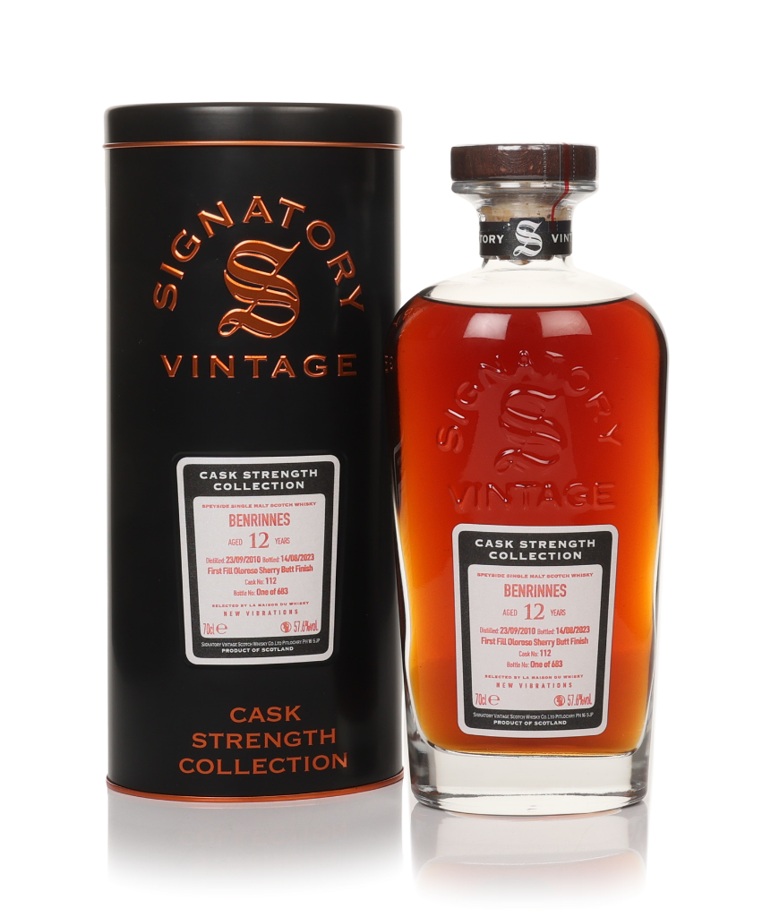 Benrinnes 12 Year Old 2010 (cask 112) - Cask Strength Collection New Vibrations (Signatory) 70cl product image