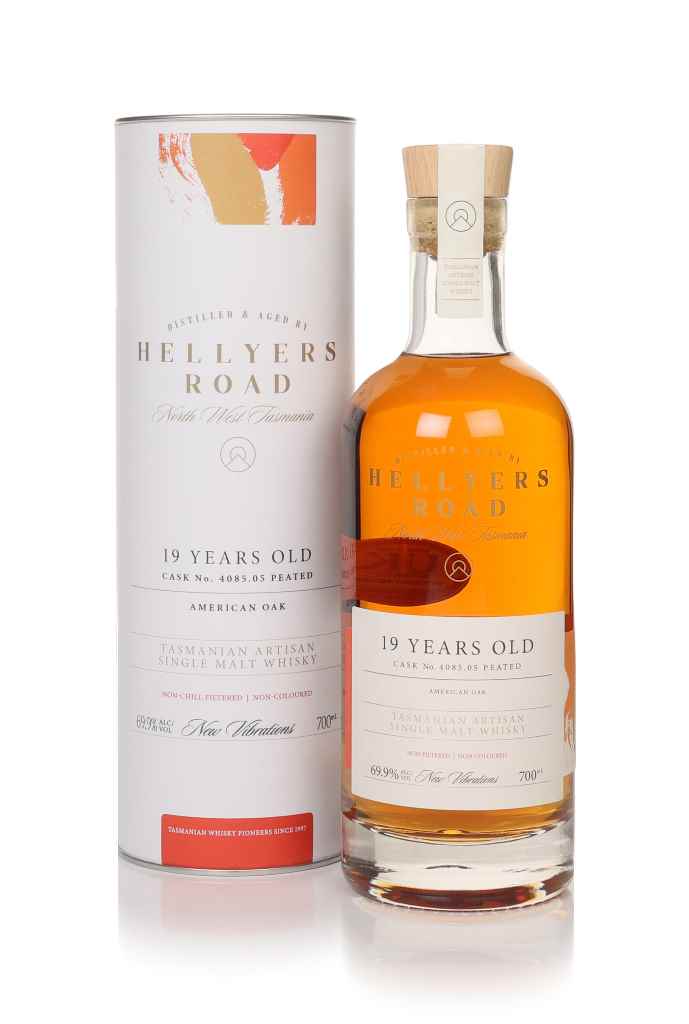 Hellyers Road 19 Year Old  (cask No. 4085.05 Peated) New Vibrations 70cl product image