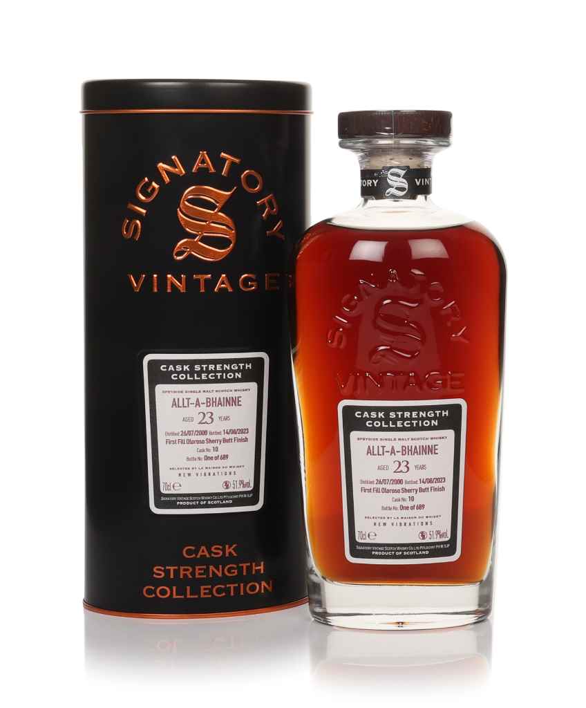 Allt-a-Bhainne 23 Year Old 2000 (cask 10) - Cask Strength Collection New Vibrations (Signatory) 70cl product image
