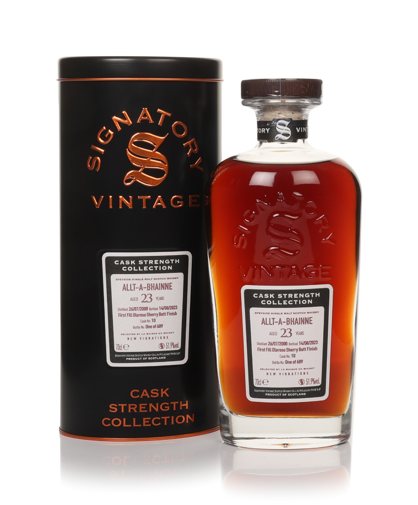 Allt-a-Bhainne 23 Year Old 2000 (cask 10) - Cask Strength Collection New Vibrations (Signatory) 70cl product image