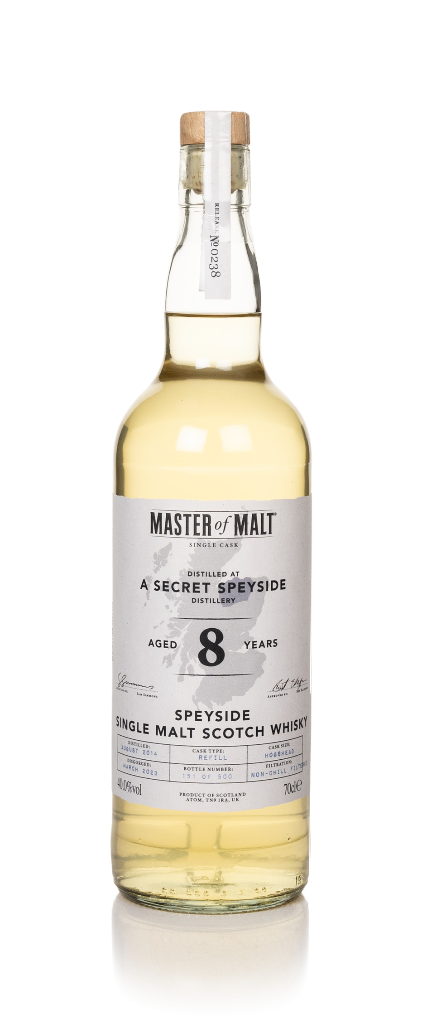 Secret Speyside Distillery 8 Year Old 2014 Single Cask (Master of Malt) 70cl product image