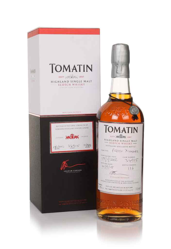 Tomatin 13 Year Old 2002 (cask 34915) Pedro Ximénez Cask - Distillery Exclusive 70cl product image
