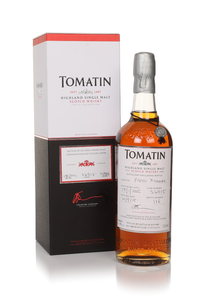 Tomatin 13 Year Old 2002 (cask 34915) Pedro Ximénez Cask - Distillery Exclusive 70cl product image
