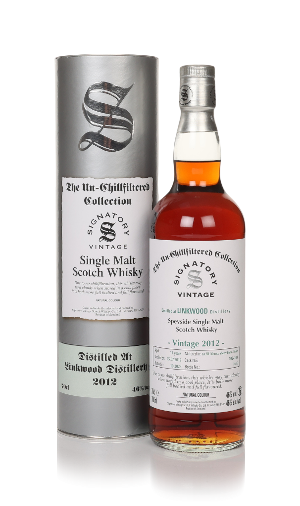 Linkwood 11 Year Old 2012 (casks 102 & 103) - Un-Chillfiltered Collection (Signatory) 70cl product image