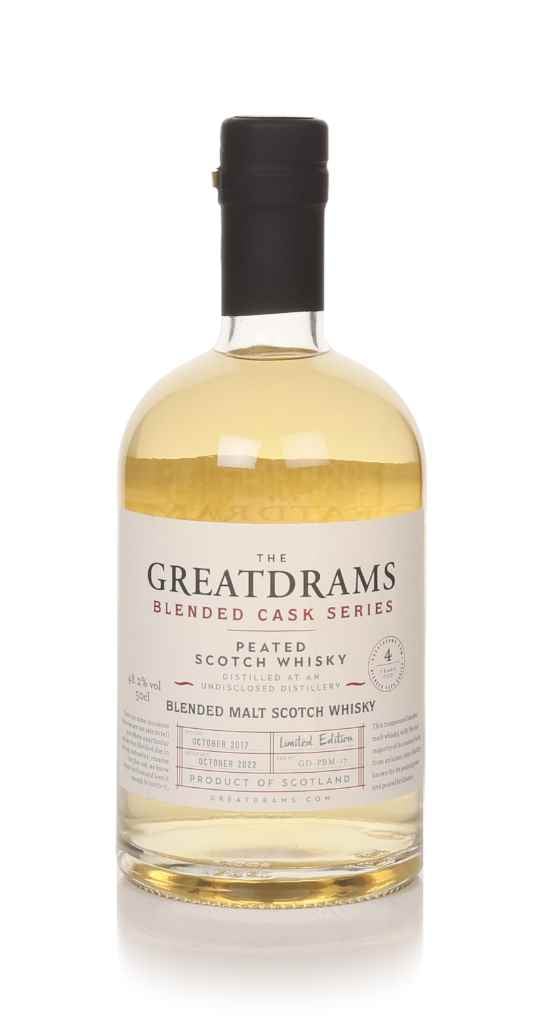 Peated Blended Malt 4 Year Old 2017 (cask GD-PBM-17) - Blended Cask Series (GreatDrams) 50cl product image