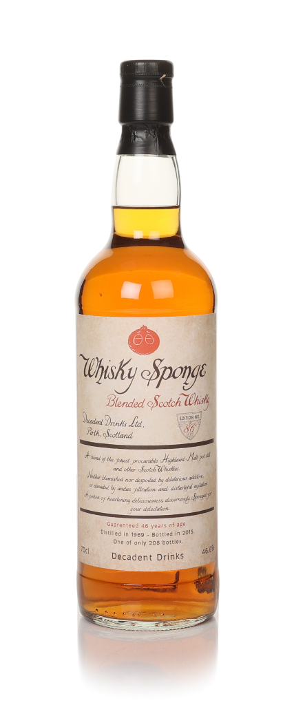 Blended Scotch Whisky 46 Year Old 1969 - Whisky Sponge Edition No.86 (Decadent Drinks) 70cl product image