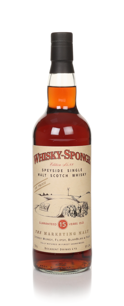 'The Marketing Malt' 15 Year Old 2008 - Whisky Sponge Edition No.88 (Decadent Drinks) 70cl product image