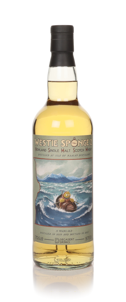 Raasay 5 Year Old 2018 - Westie Sponge 2 (Decadent Drinks) 70cl product image