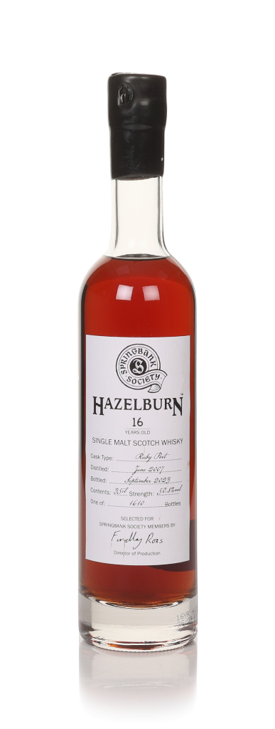 Hazelburn 16 Year Old 2007 - Springbank Society (35cl) product image