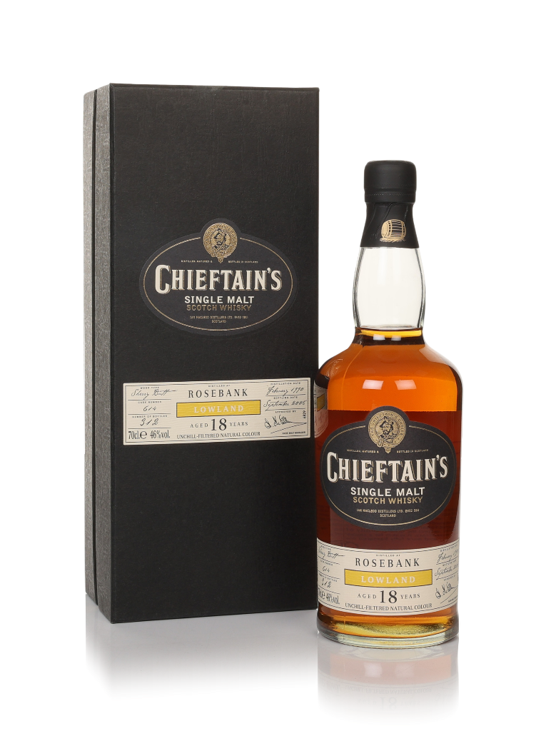 Rosebank 18 Year Old 1990 (cask 614) - Chieftain's (Ian MacLeod) 70cl product image