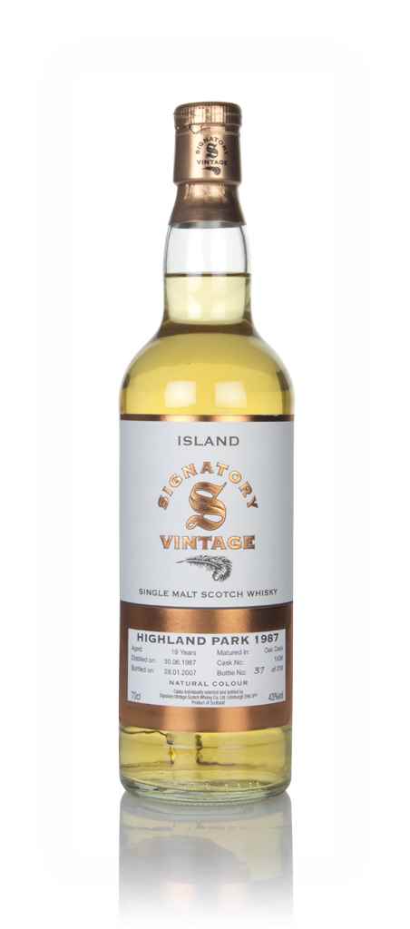 Highland Park 19 Year Old 1987 (cask 1536) - Signatory 70cl product image