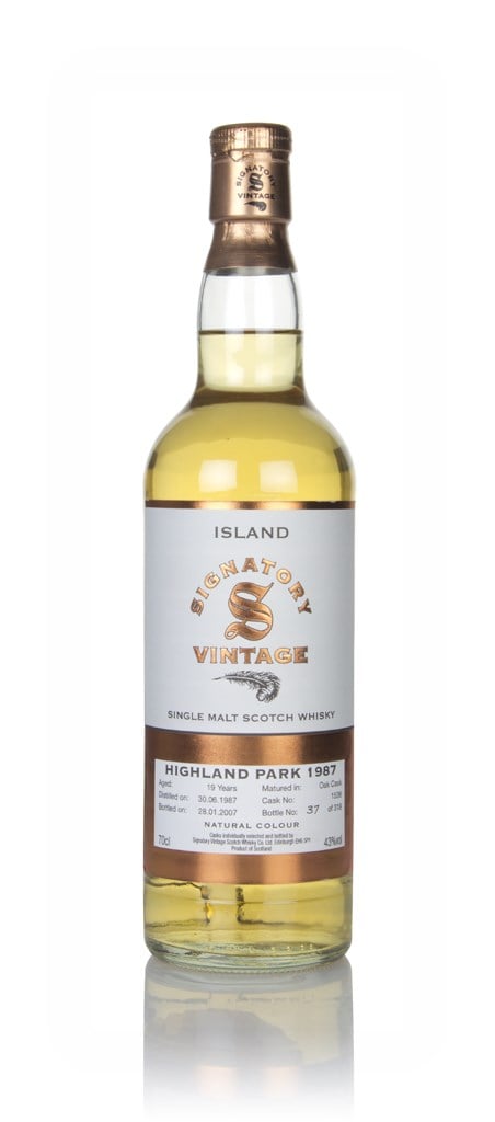 Highland Park 19 Year Old 1987 (cask 1536) - Signatory 70cl product image