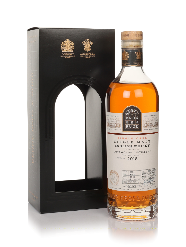 Cotswolds 2018 (bottled 2023) (cask 2194) - Berry Bros. & Rudd 70cl product image