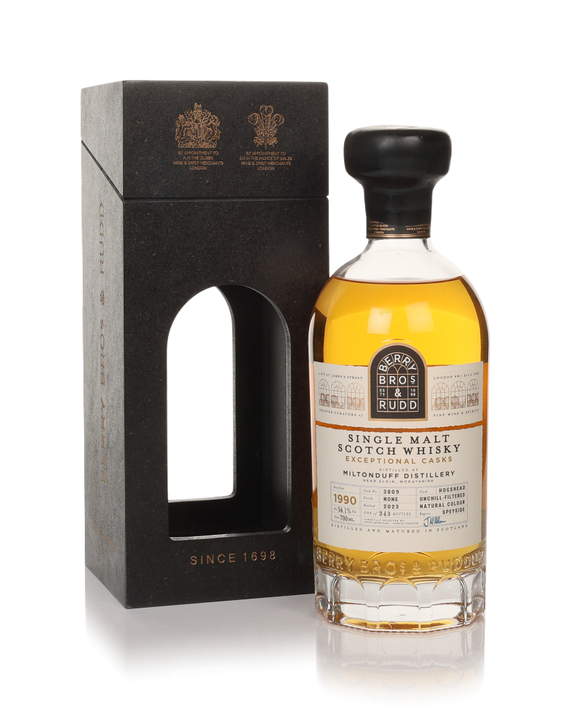 Miltonduff 1990 (bottled 2023) (cask 3809) - Berry Bros. & Rudd 70cl product image