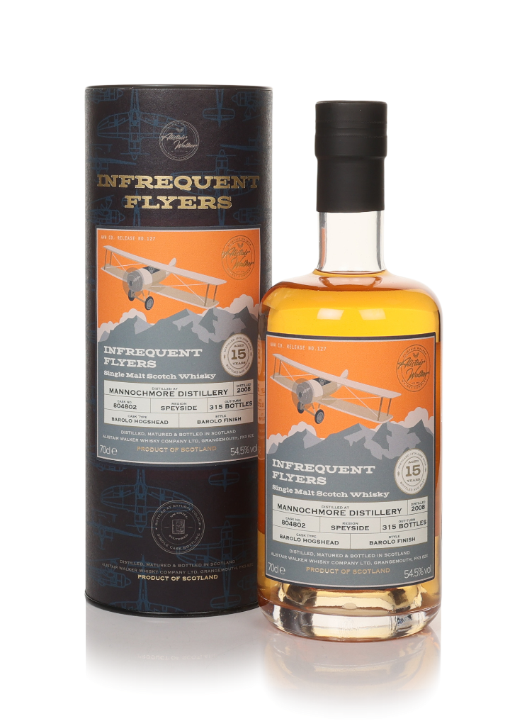 Mannochmore 15 Year Old 2008 (cask 804802) - Infrequent Flyers (Alistair Walker) 70cl product image