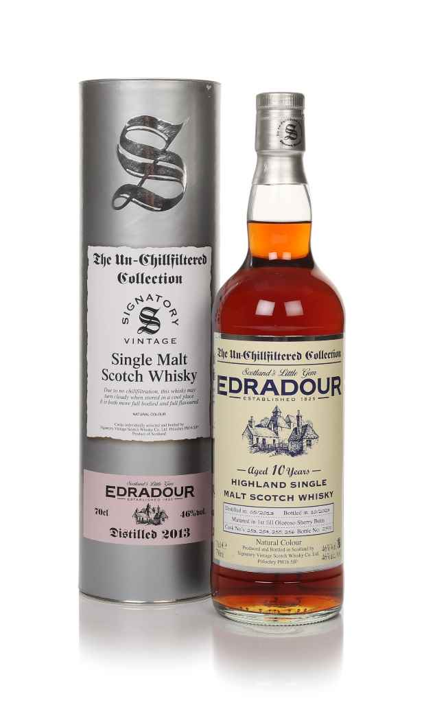 Edradour 10 Year Old 2013 (casks 253, 254, 255, 256) - Un-Chilfiltered Collection (Signatory) 70cl product image