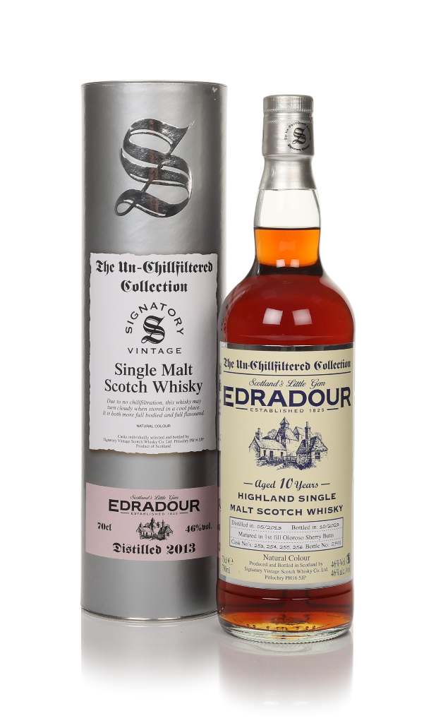 Edradour 10 Year Old 2013 (casks 253, 254, 255, 256) - Un-Chilfiltered Collection (Signatory) 70cl product image
