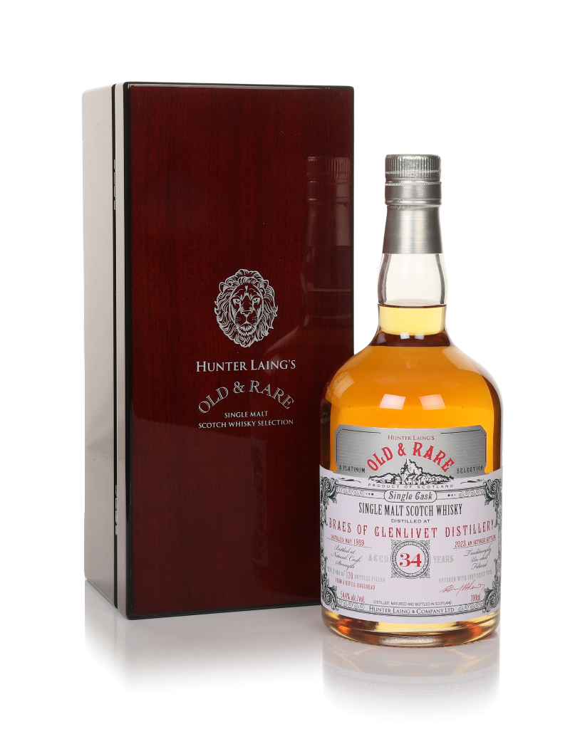 Braes Of Glenlivet 34 Year Old 1989 - Old & Rare Platinum (Hunter Laing) 70cl product image