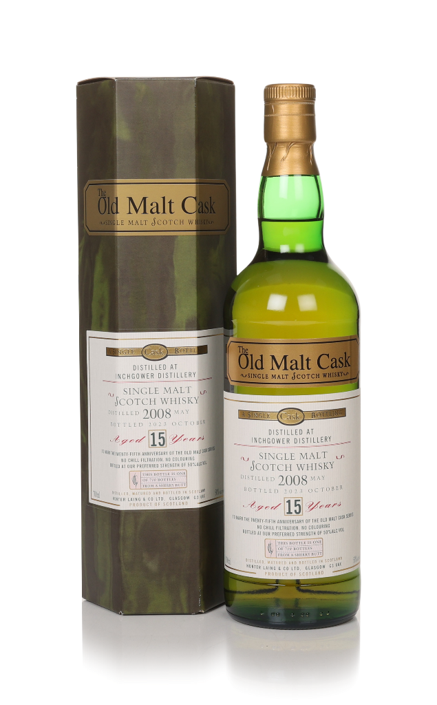 Inchgower 15 Year Old 2008 - Old Malt Cask 25th Anniversary (Hunter Laing) 70cl product image