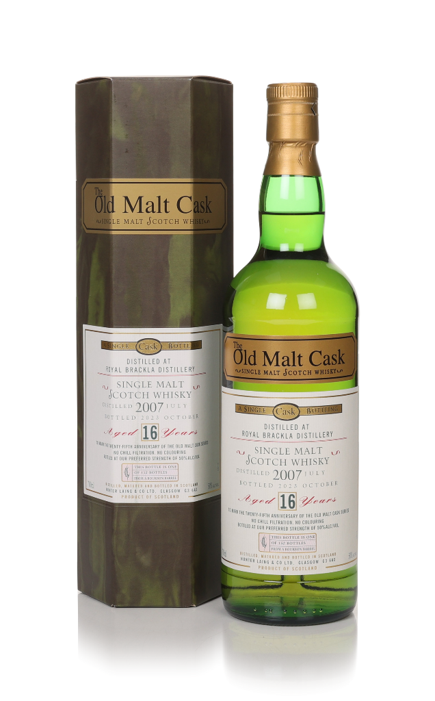 Royal Brackla 16 Year Old 2007 - Old Malt Cask 25th Anniversary (Hunter Laing) 70cl product image