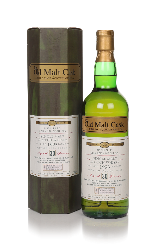 Glen Keith 30 Year Old 1993 - Old Malt Cask 25th Anniversary (Hunter Laing) 70cl product image