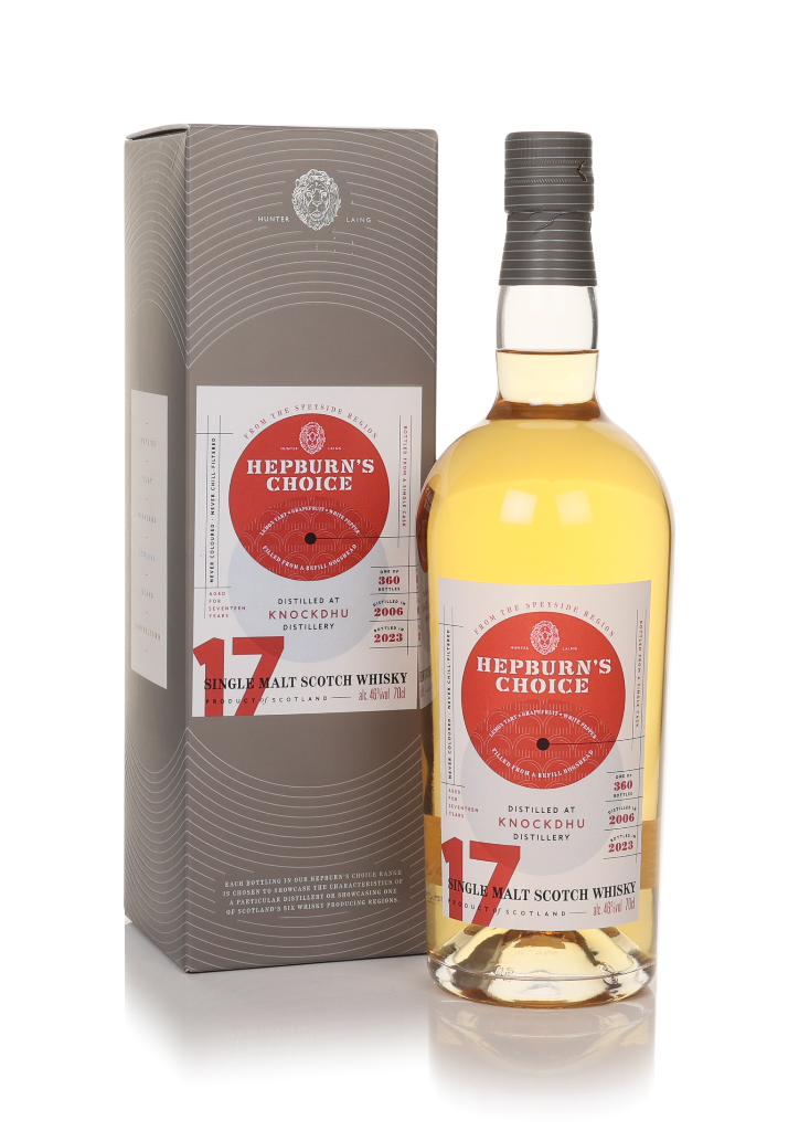 Knockdhu 17 Year Old 2006 - Hepburn's Choice (Langside) 70cl product image