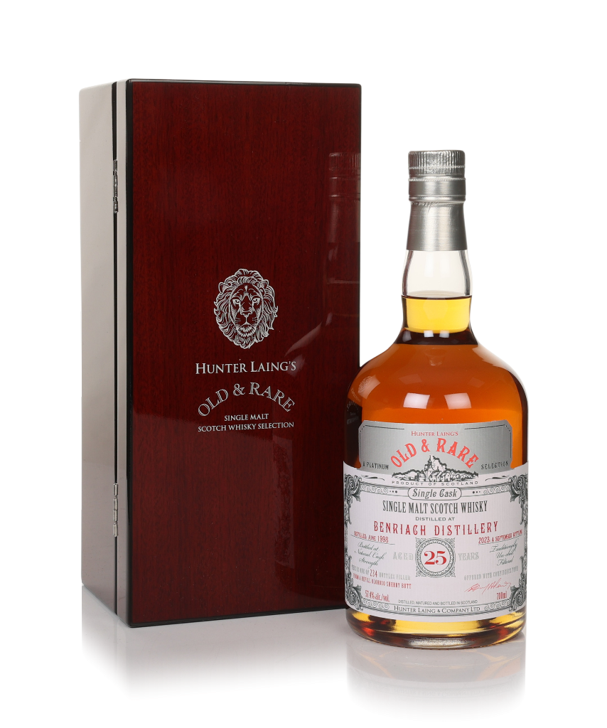 Benriach 25 Year Old 1998 - Old & Rare Platinum (Hunter Laing) 70cl product image