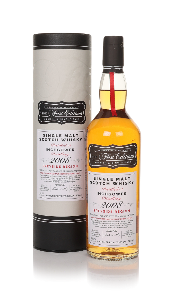 Inchgower 15 Year Old 2008 (cask 20614) - The First Editions (Hunter Laing) 70cl product image