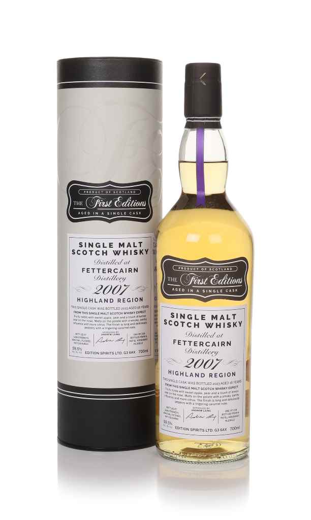 Fettercairn 16 Year Old 2007 (cask 20612) - The First Editions (Hunter Laing) 70cl product image