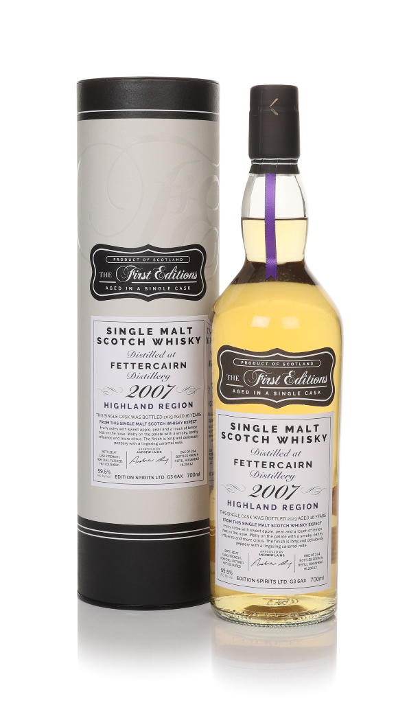 Fettercairn 16 Year Old 2007 (cask 20612) - The First Editions (Hunter Laing) 70cl product image