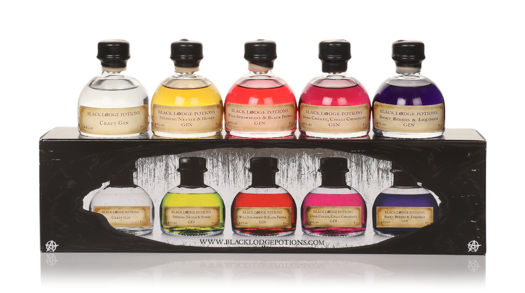 Black Lodge Potions Gin Gift Set (5x5cl) 25cl product image