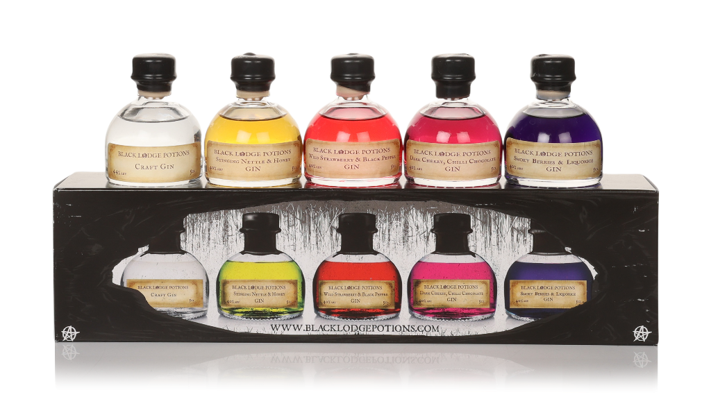 Black Lodge Potions Gin Gift Set (5x5cl) 25cl product image