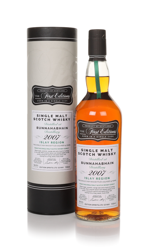 Bunnahabhain 15 Year Old 2007 (cask 20610) - The First Editions (Hunter Laing) 70cl product image